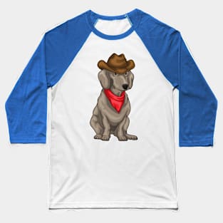 Dachshund Cowboy Cowboy hat Baseball T-Shirt